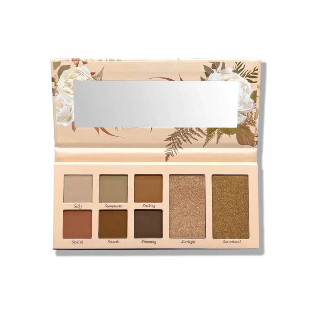 Laura's Essentials Soft Satins 6 Matte Eyeshadows + 2 Highlighters Palette